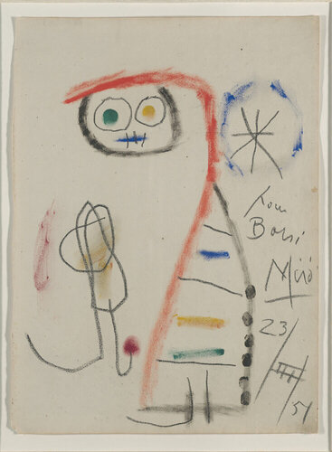 COPY: Composition pour Borsi di Joan Miró, Pittura in vendita su Singulart