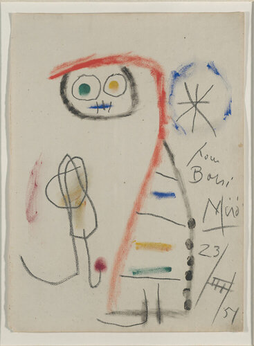 Composition pour Borsi di Joan Miró, Pittura in vendita su Singulart