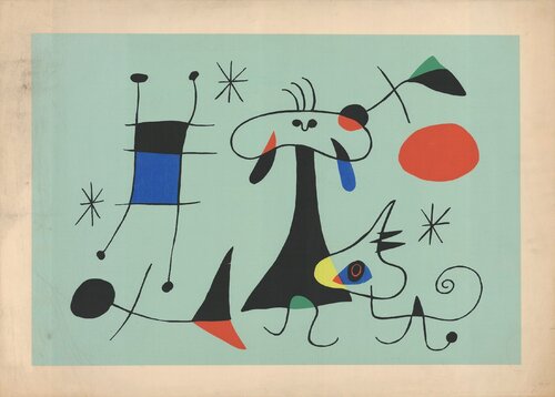 El Sol The Sun di Joan Miró, Stampa in vendita su Singulart