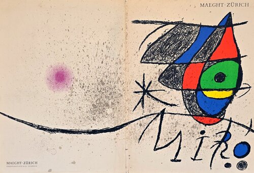 Gestural Abstraction "842" de Joan Miró, Impresión a la venta en Singulart