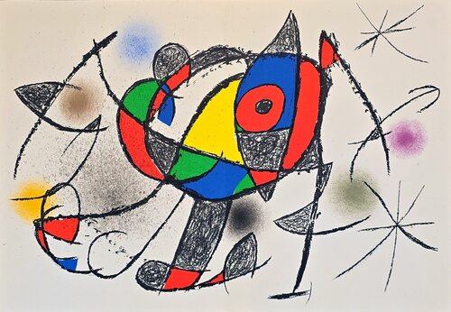 Gestural Abstraction "843" by Joan Miró, Print for Sale on Singulart
