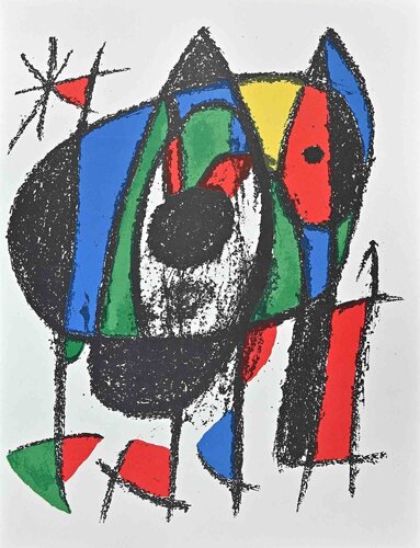 Lithograph V - From Mirò Lithographs III de Joan Miró, Impresión a la venta en Singulart