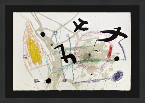 Plate 5, from Maravillas con Variaciones Acrósticas en El Jardín de Miró de Joan Miró, Impresión a la venta en Singulart