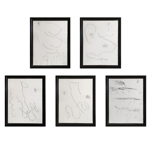 Five Prints from Journal d'un graveur de Joan Miró, Impresión a la venta en Singulart