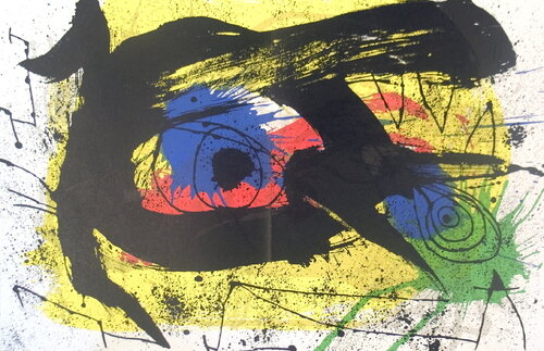 Derriere le Miroir no. 203, pg 4,5 - Lithograph  von Joan Miró, Druck kaufen auf Singulart