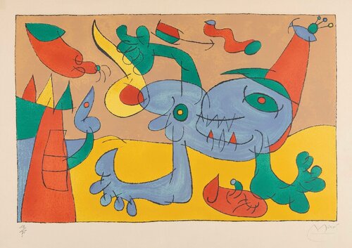 Ubu Rey (Ubu Roi) by Joan Miró, Print for Sale on Singulart