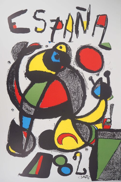 Espana, personnage surréaliste Joan Miró