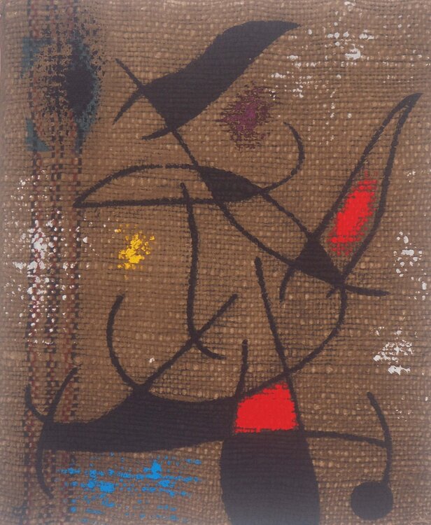 Femme et oiseaux Joan Miró