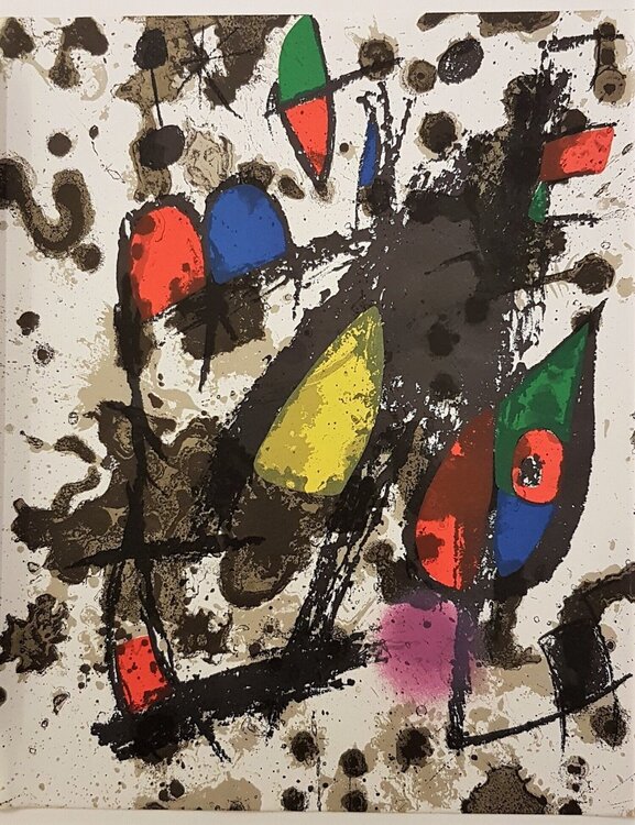 Lithographie Originale (Cover) Joan Miró