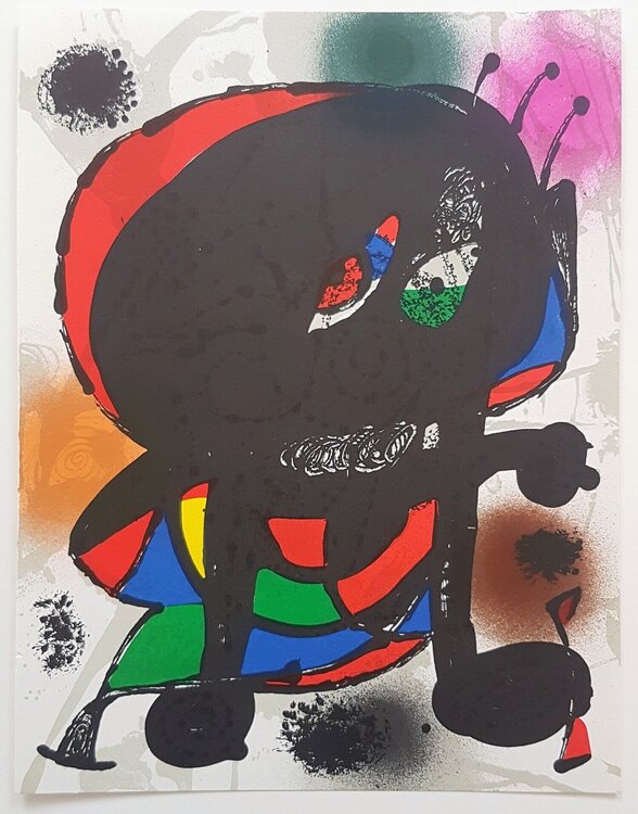 Lithographie Originale III Joan Miró