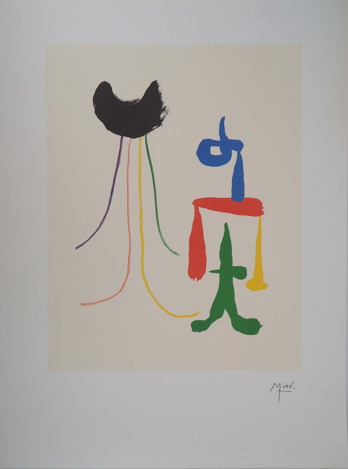 Couple surréaliste Joan Miró Afdruk te koop