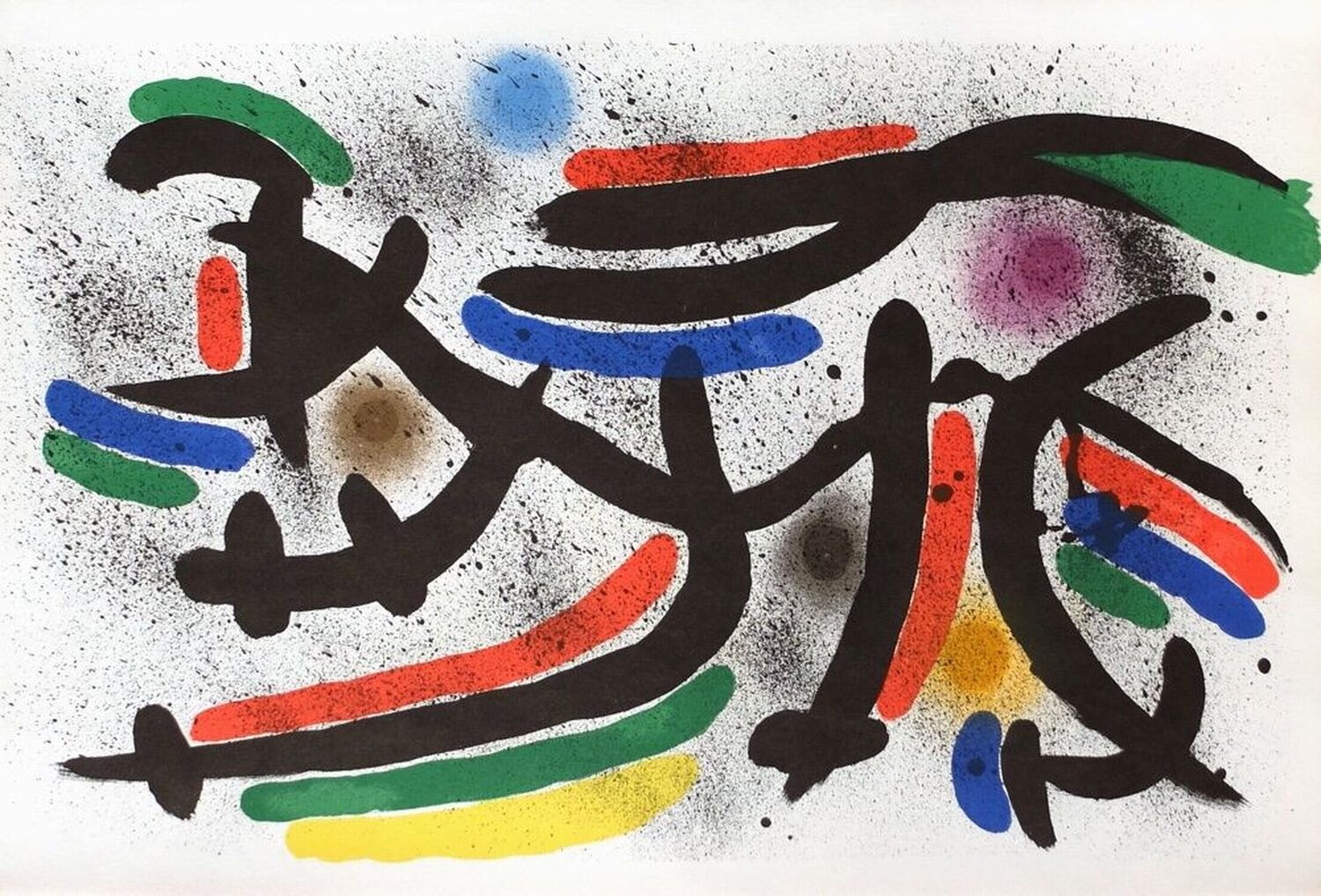 Miro lithographe I-12 Joan Miró