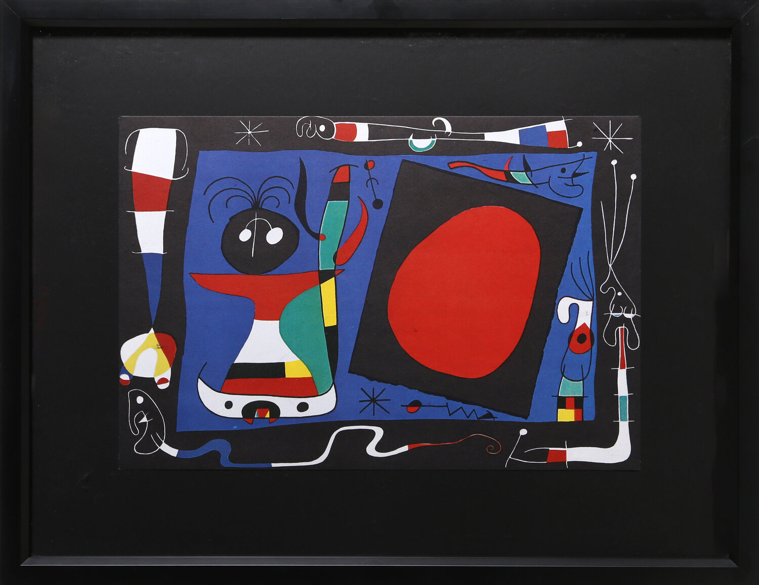 Femme au Miroir from Indelible Miro by Joan Miró (1972) : Print