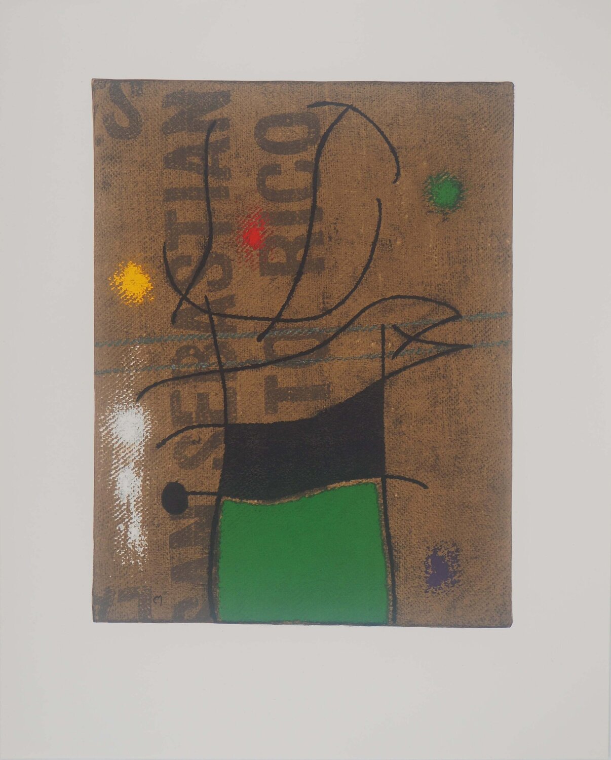 L'acrobate, Lithographie signée Joan Miró Print for sale
