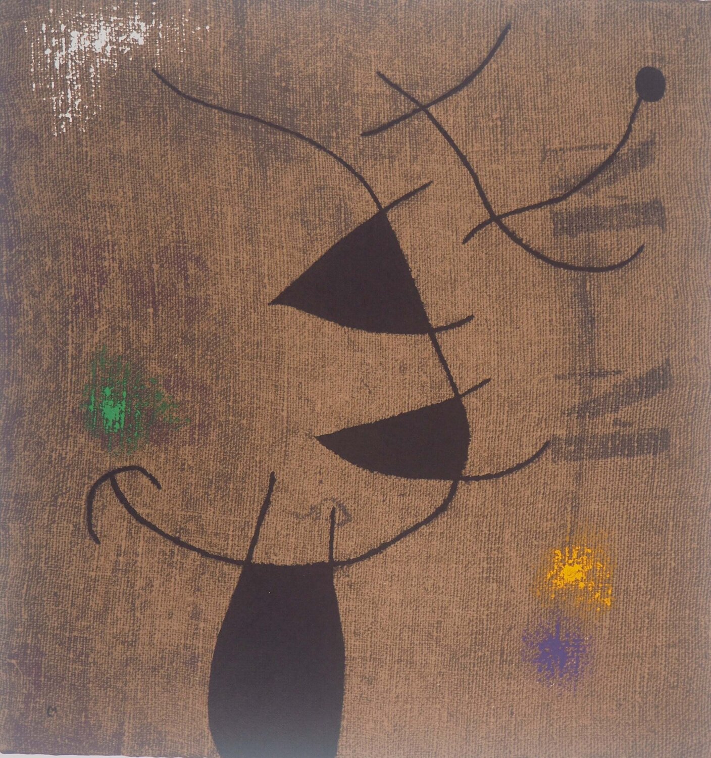 Femme dans le vent Joan Miró