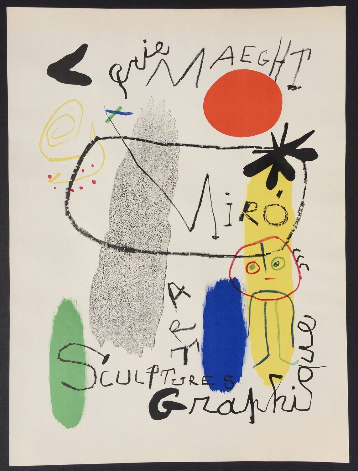 Affiche d’Exposition Galerie Maeght Joan Miró