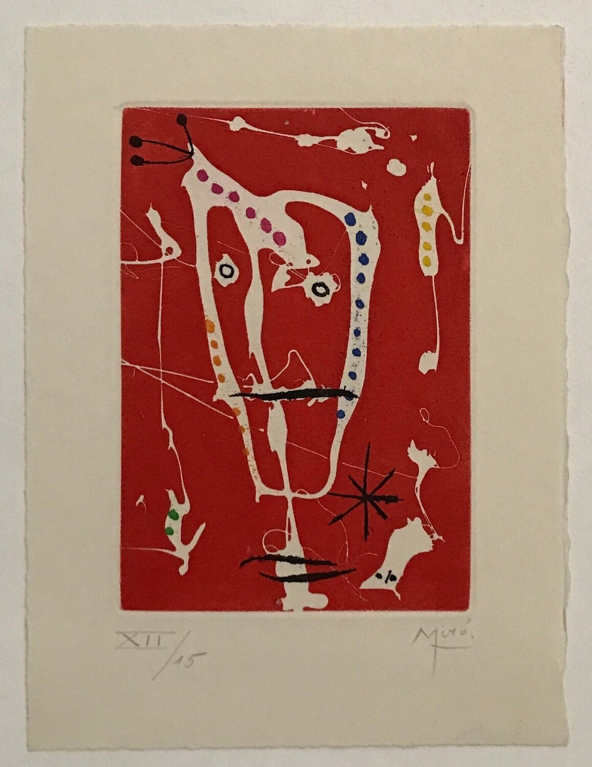 Les Brisants (Red) Joan Miró