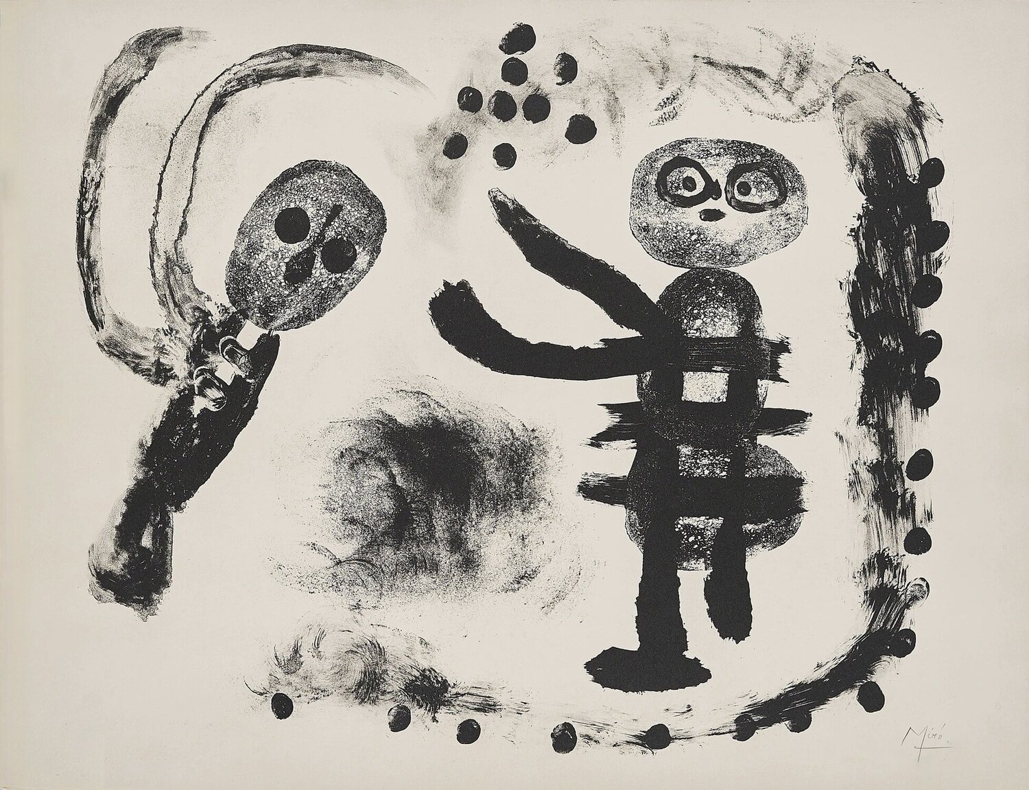 Petite Fille au Bois Joan Miró Druck zu verkaufen