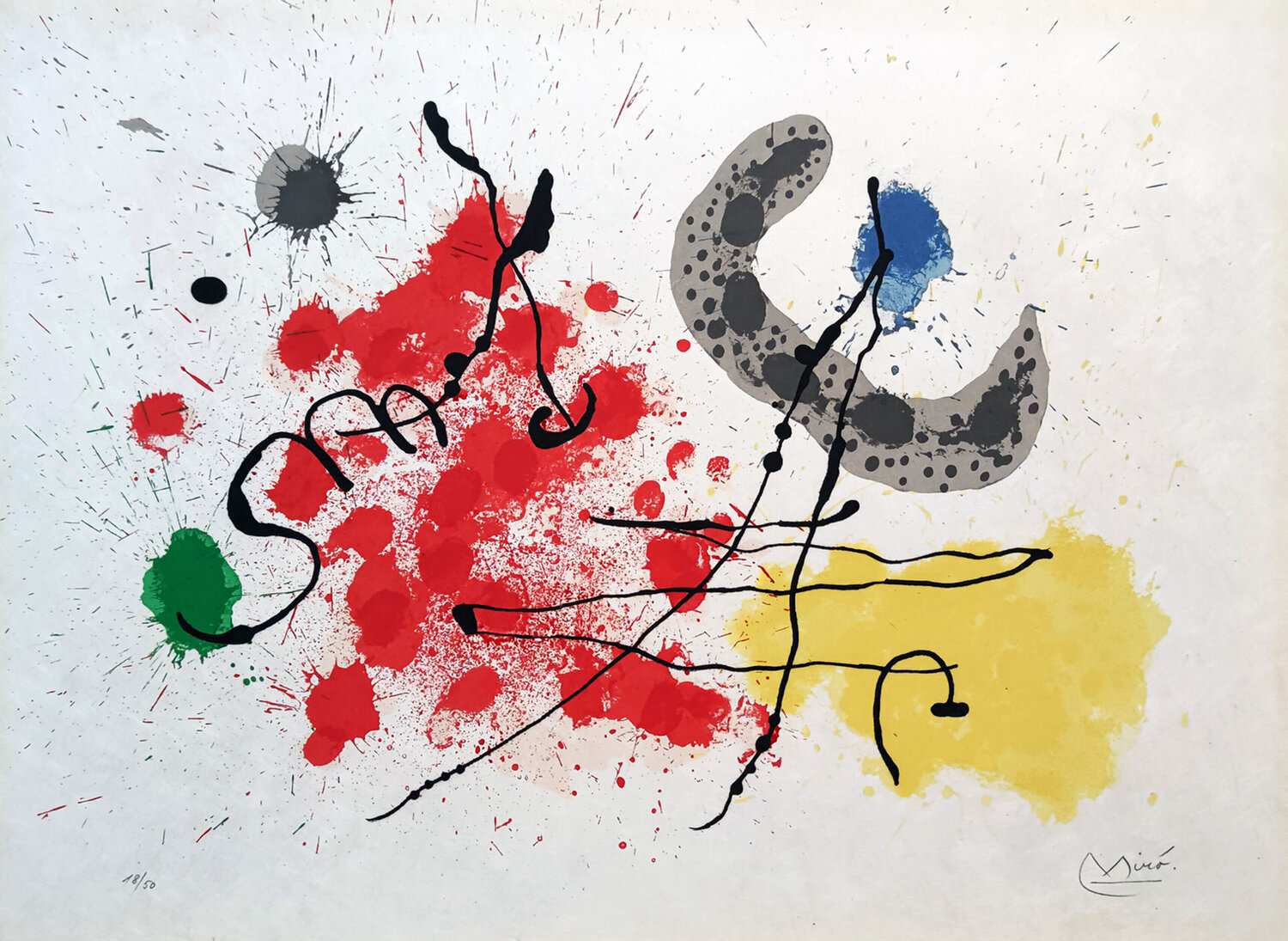 Le Lezard aux Plumes d'Or Joan Miró