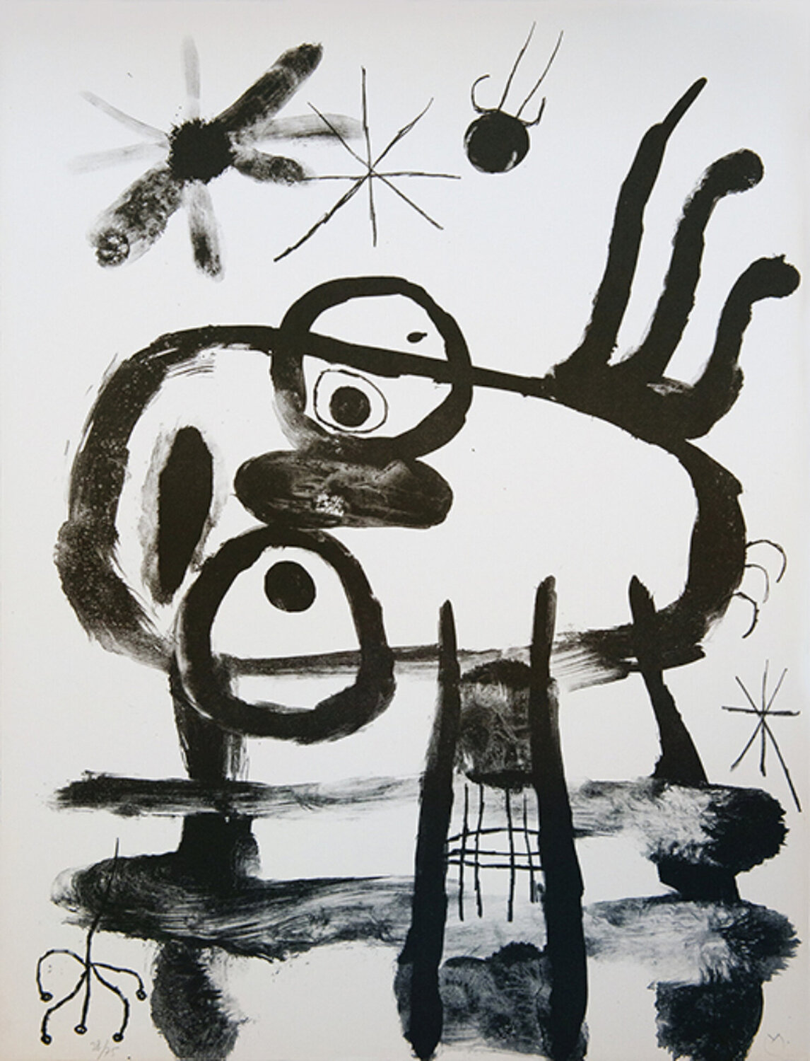 Plate XIX, from Album 19 Joan Miró
