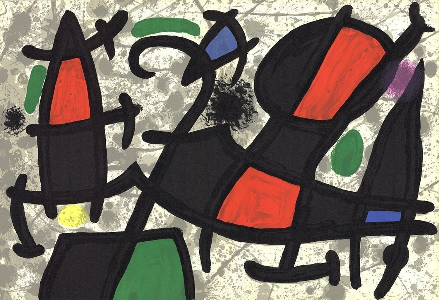 Derriere le Miroir, no. 186, pg 16,17 Joan Miró Druck zu verkaufen
