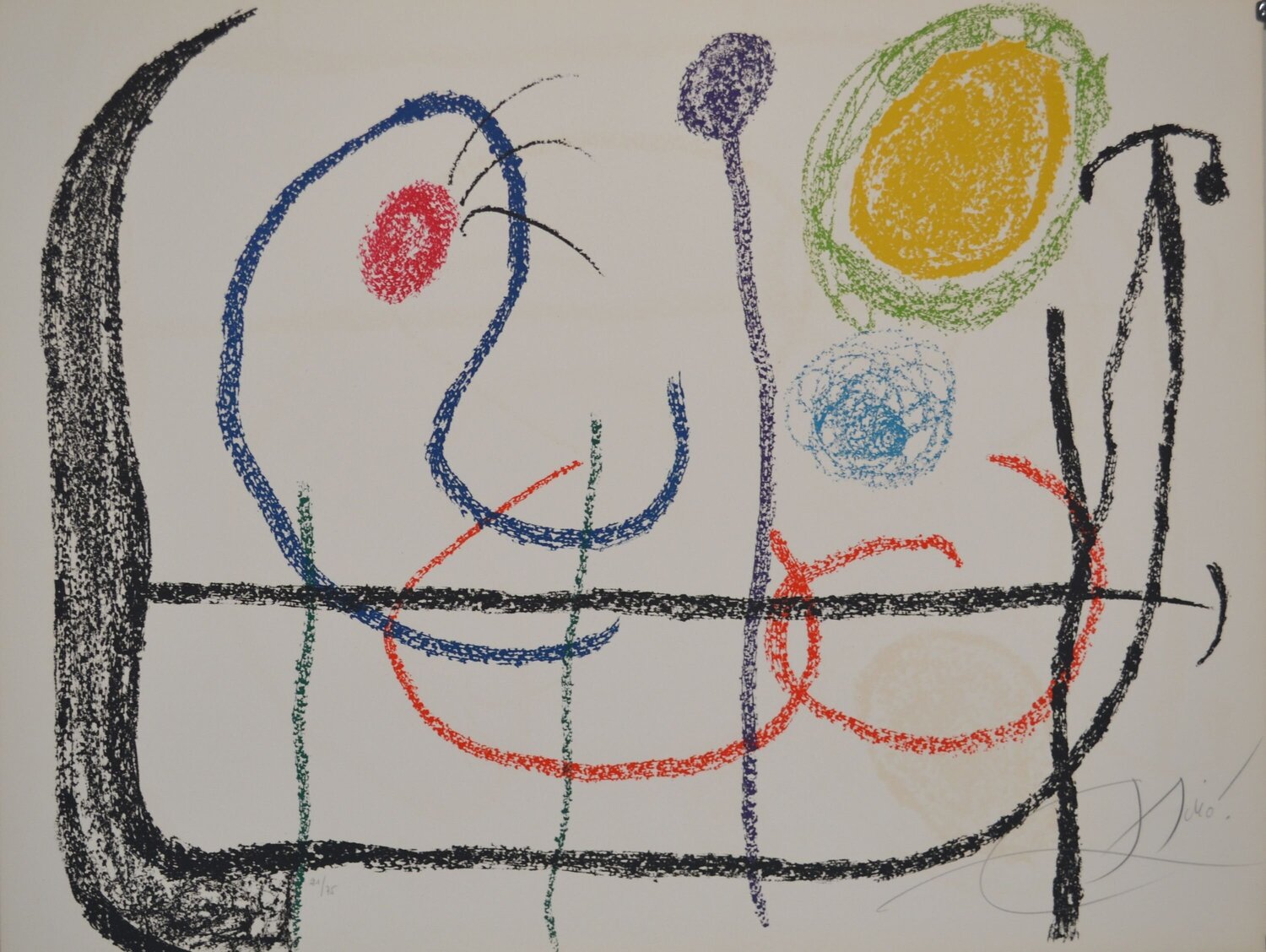 Untitled, from Album 21 portfolio - M1136 Joan Miró Druck zu verkaufen