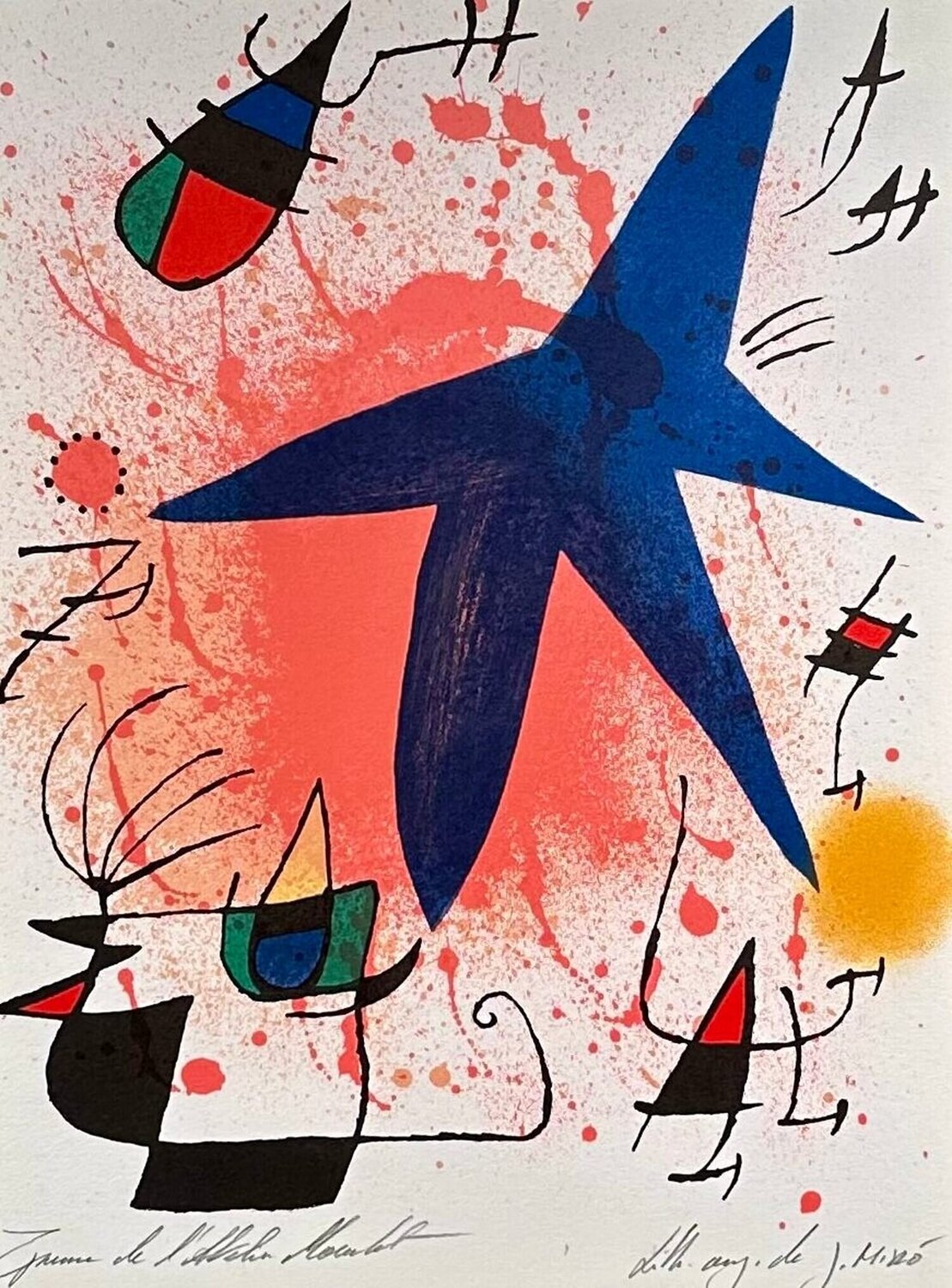 L'Astre Bleu Joan Miró