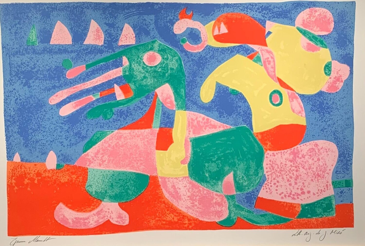 Ubu Roi Plate VIII Joan Miró