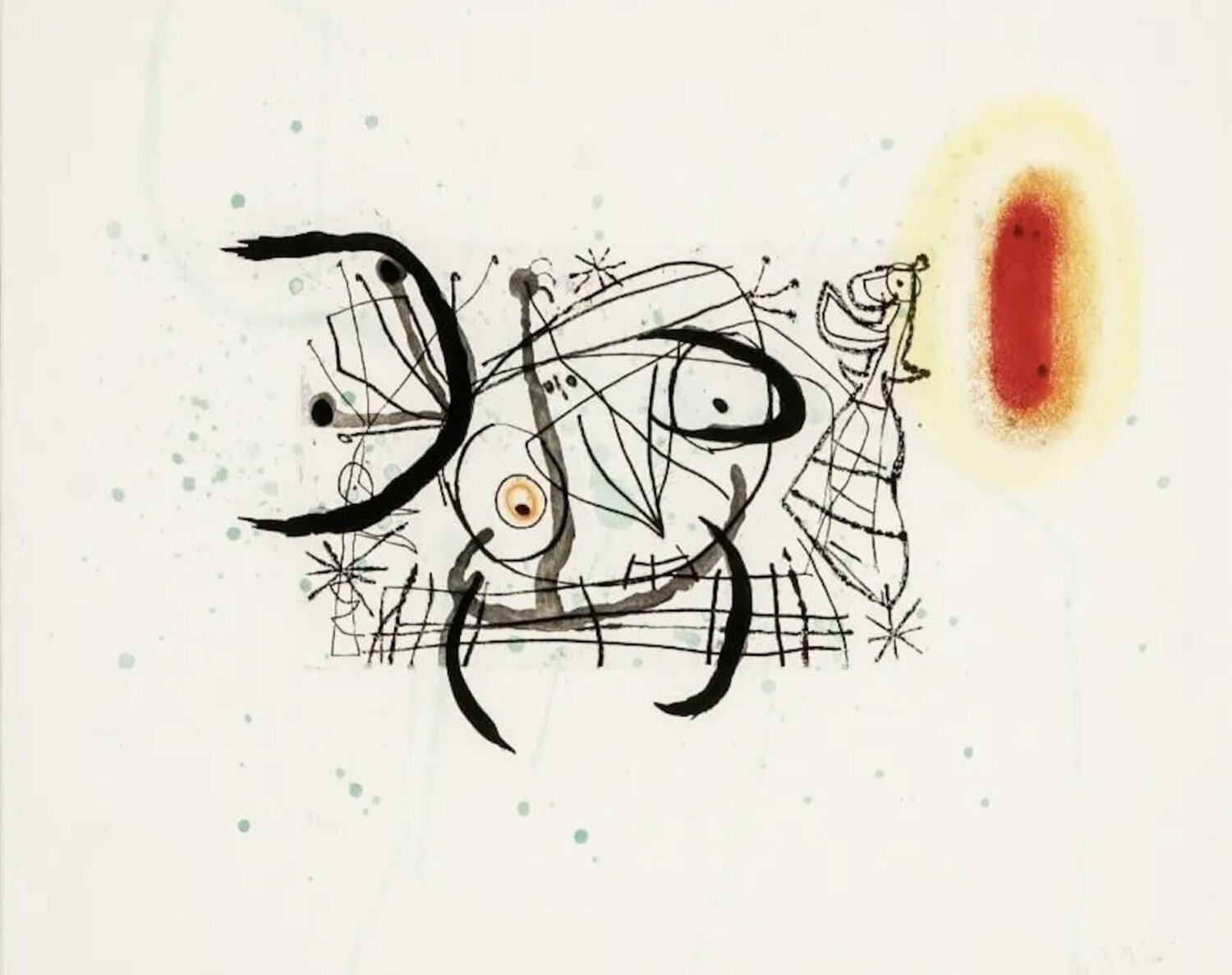 Fissures Plate 11 Joan Miró