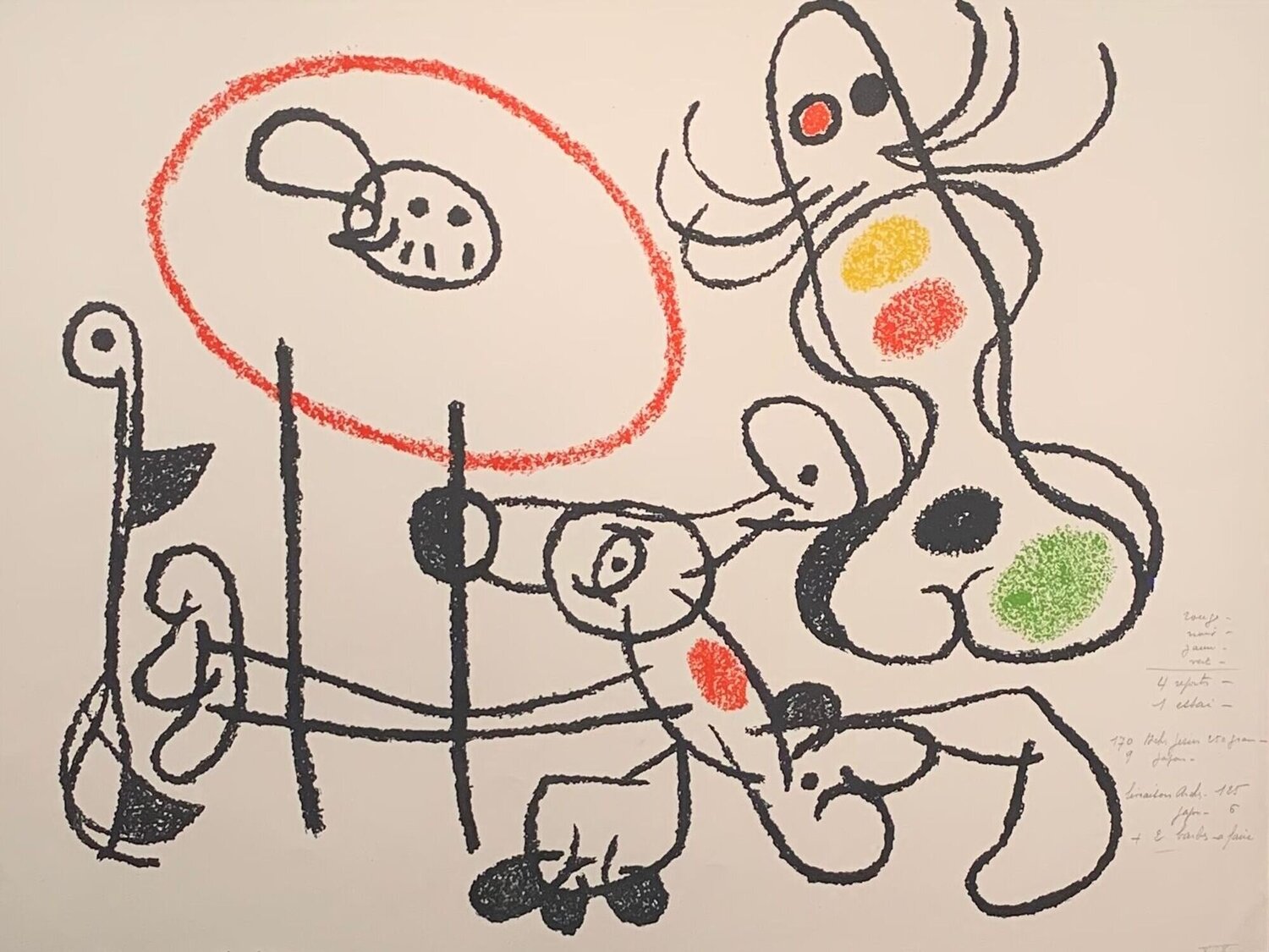 Ubu Aux Baléares Plate 19 Joan Miró Druck zu verkaufen
