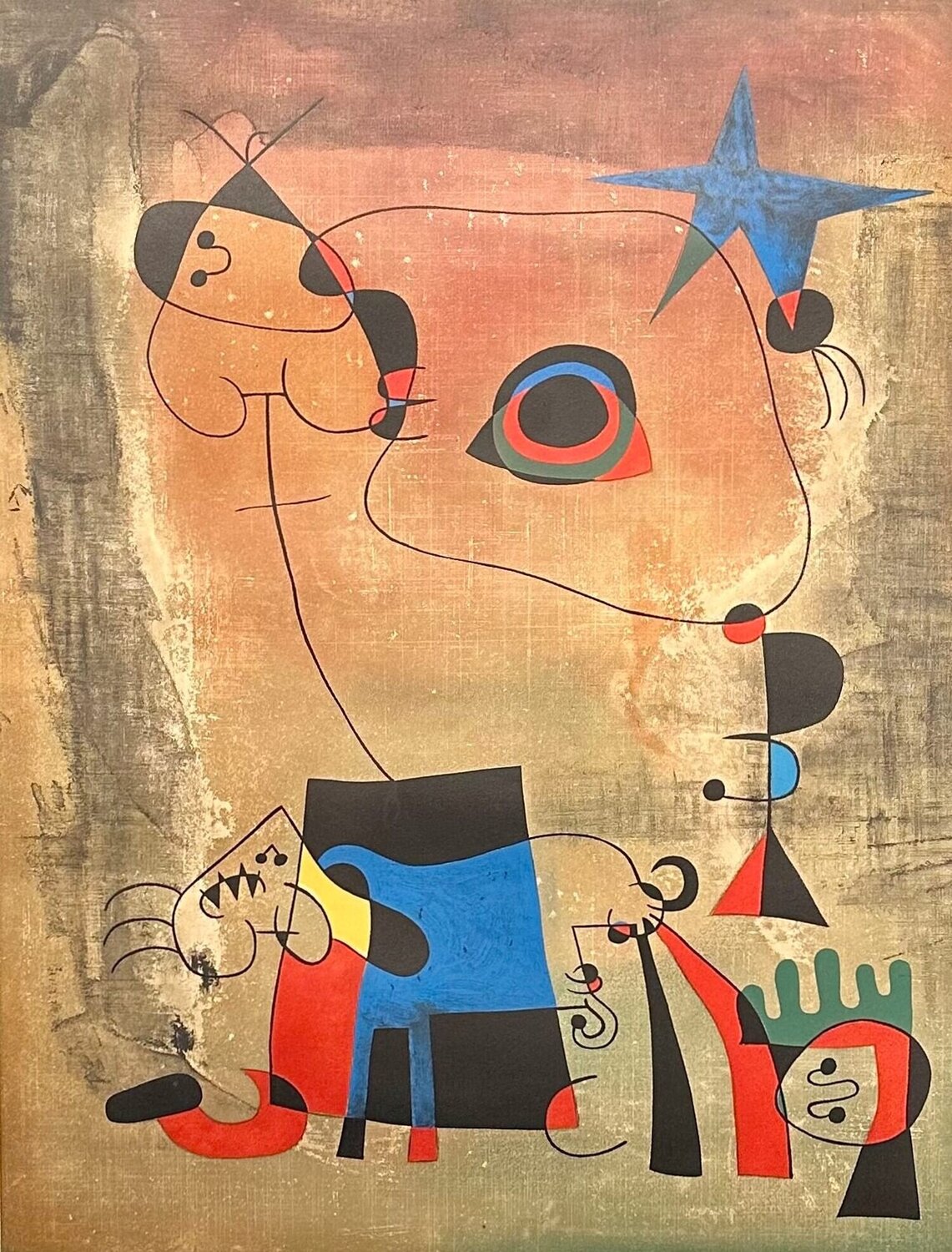 Le Chien Bleu Joan Miró