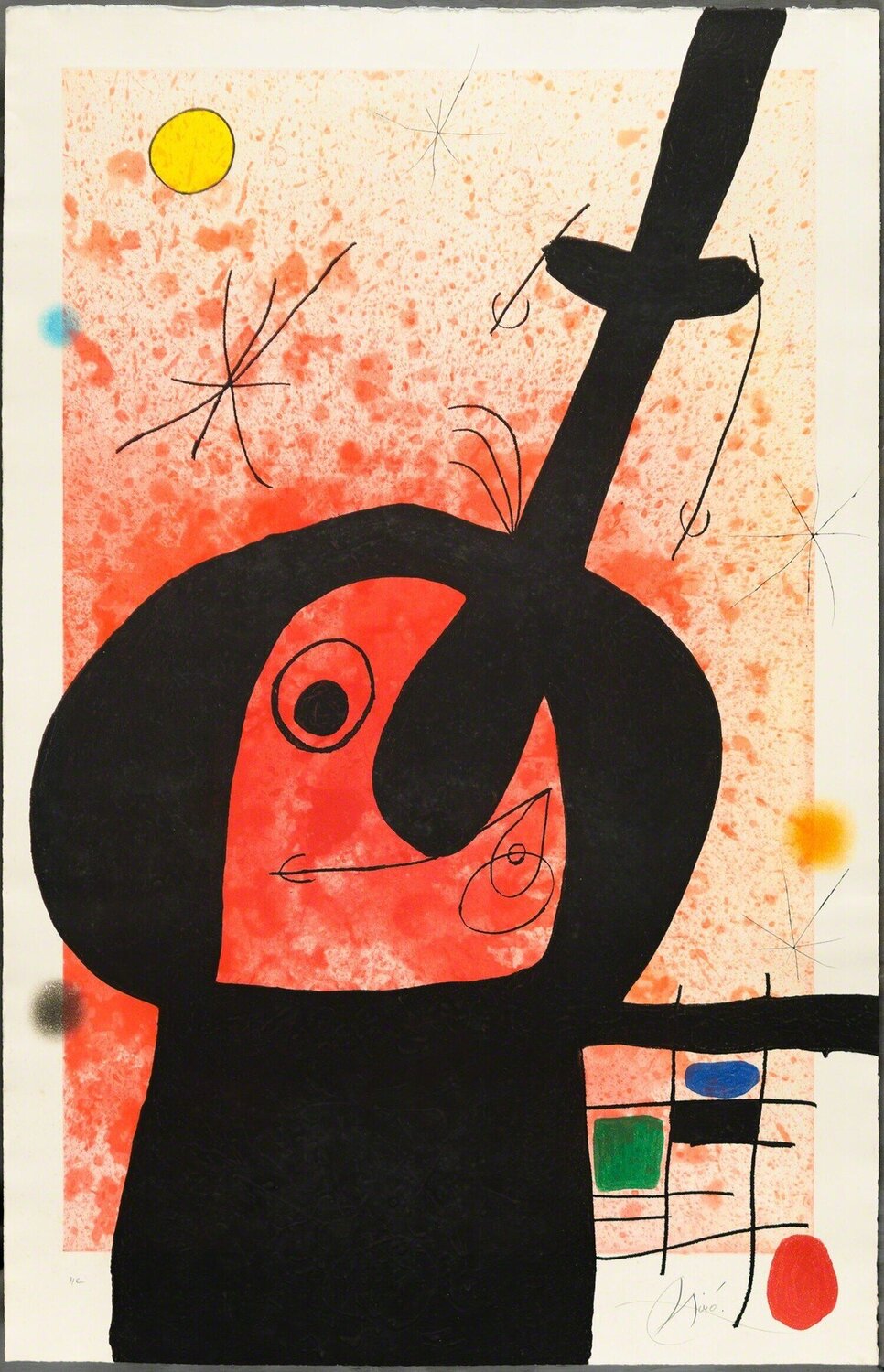 LE PENSEUR PUISSANT (The Powerful Thinker) Joan Miró