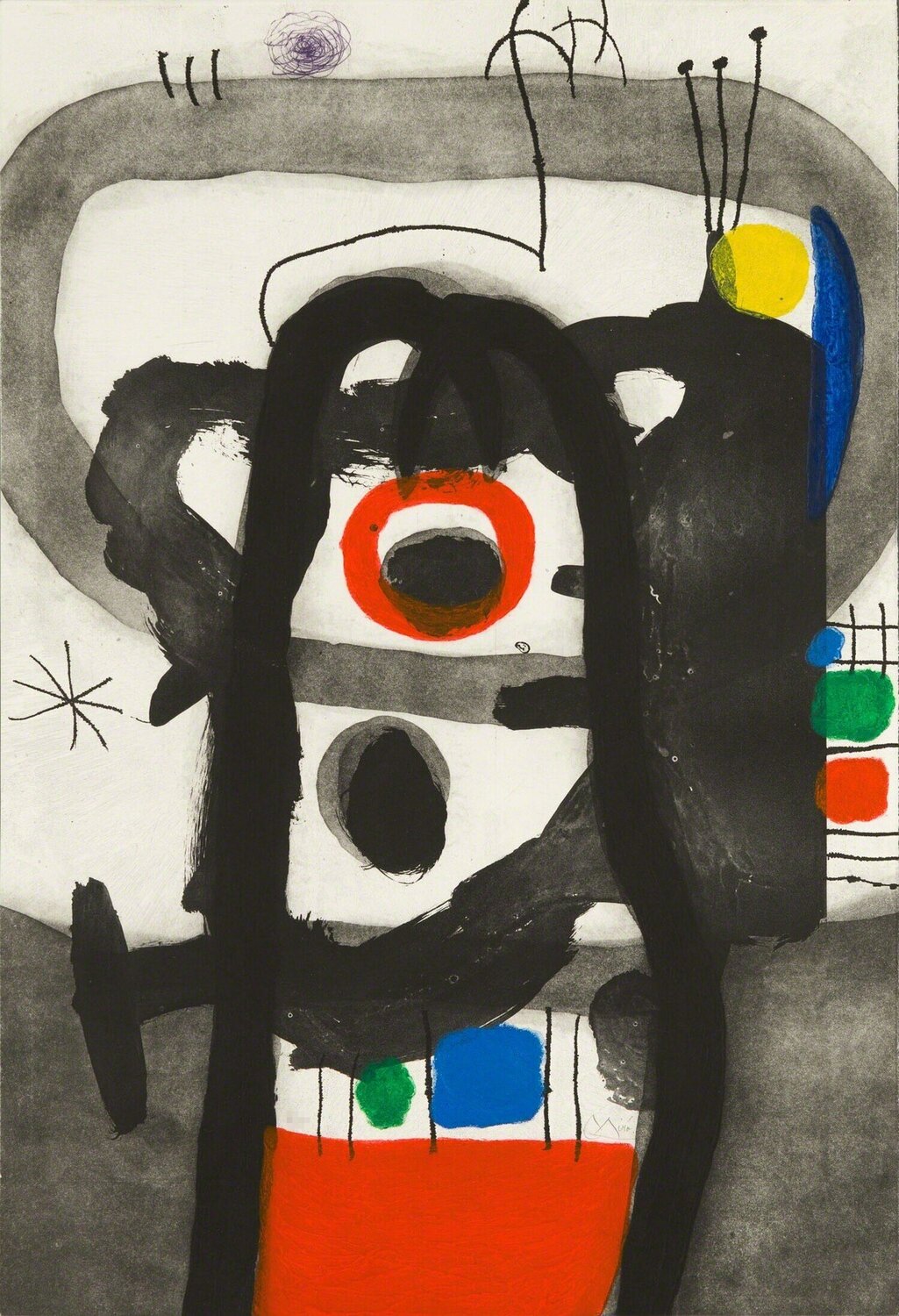 The Angry One Joan Miró
