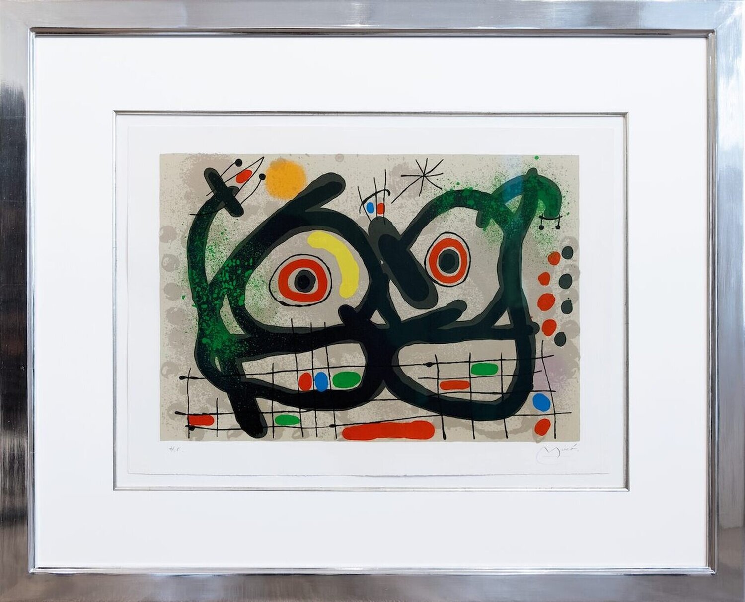 „Le lézard aux plumes d´or III“ Joan Miró Druck zu verkaufen