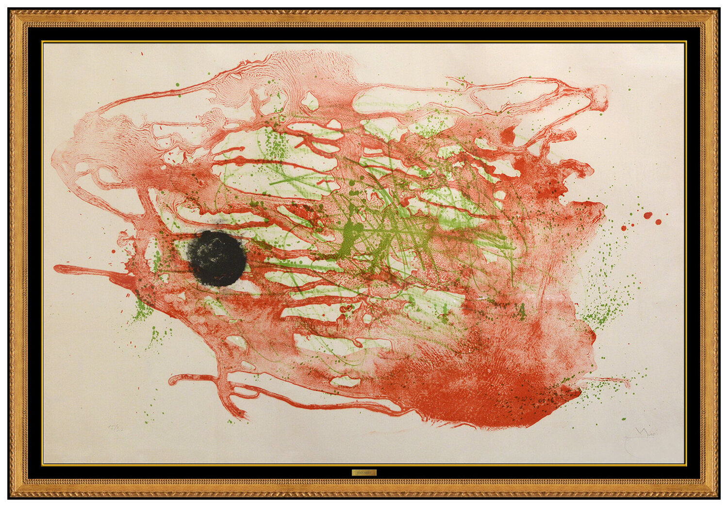 Serie I, Red and Green Joan Miró
