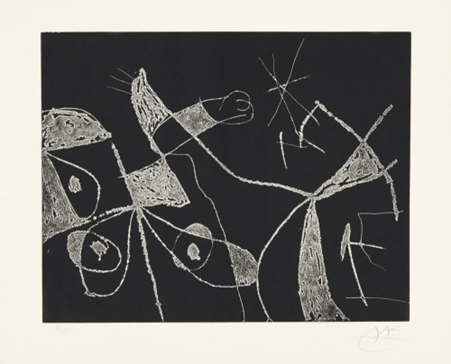 Serie Mallorca - Negro y blanco VI Joan Miró