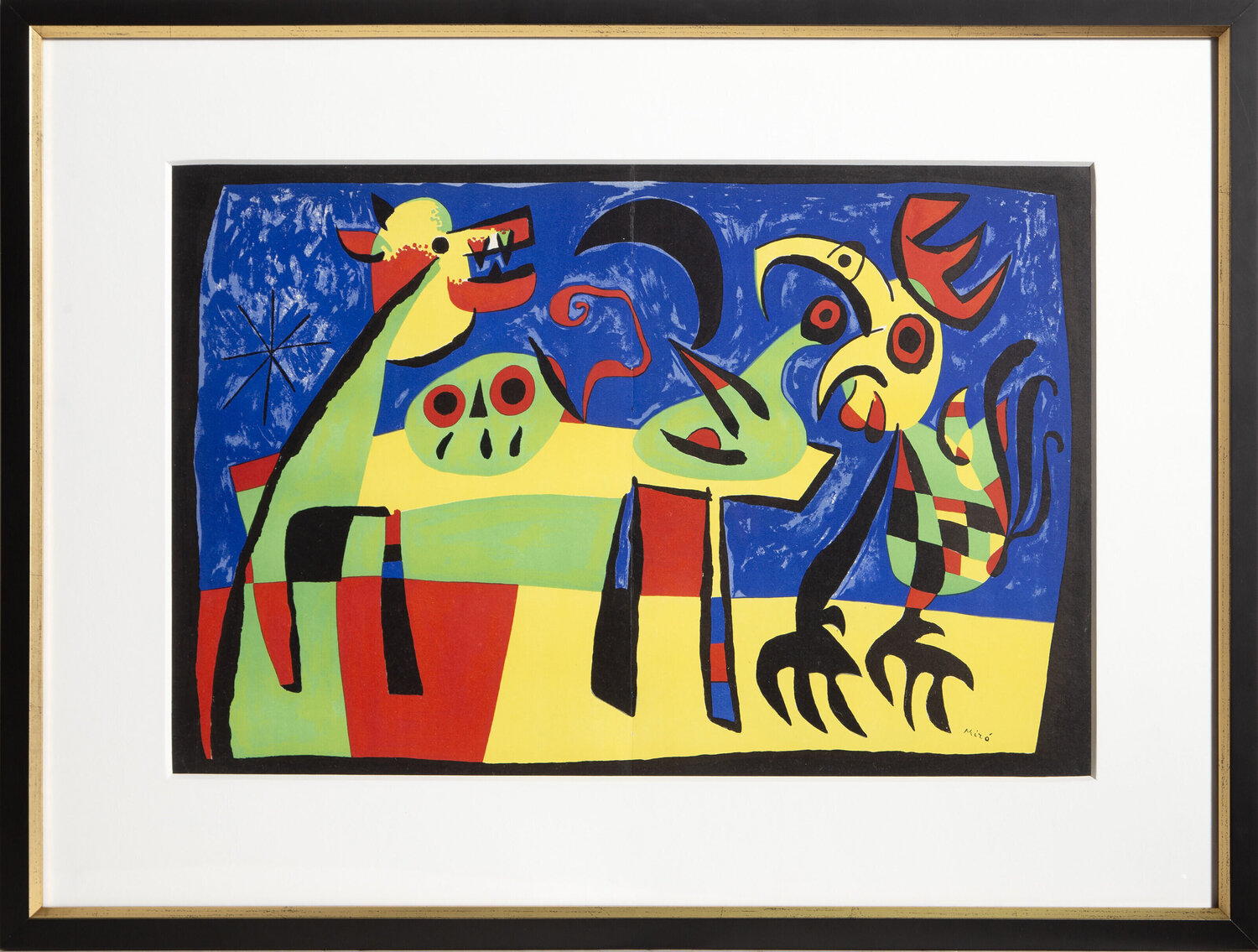 Le Chien aboyant a la lune Joan Miró