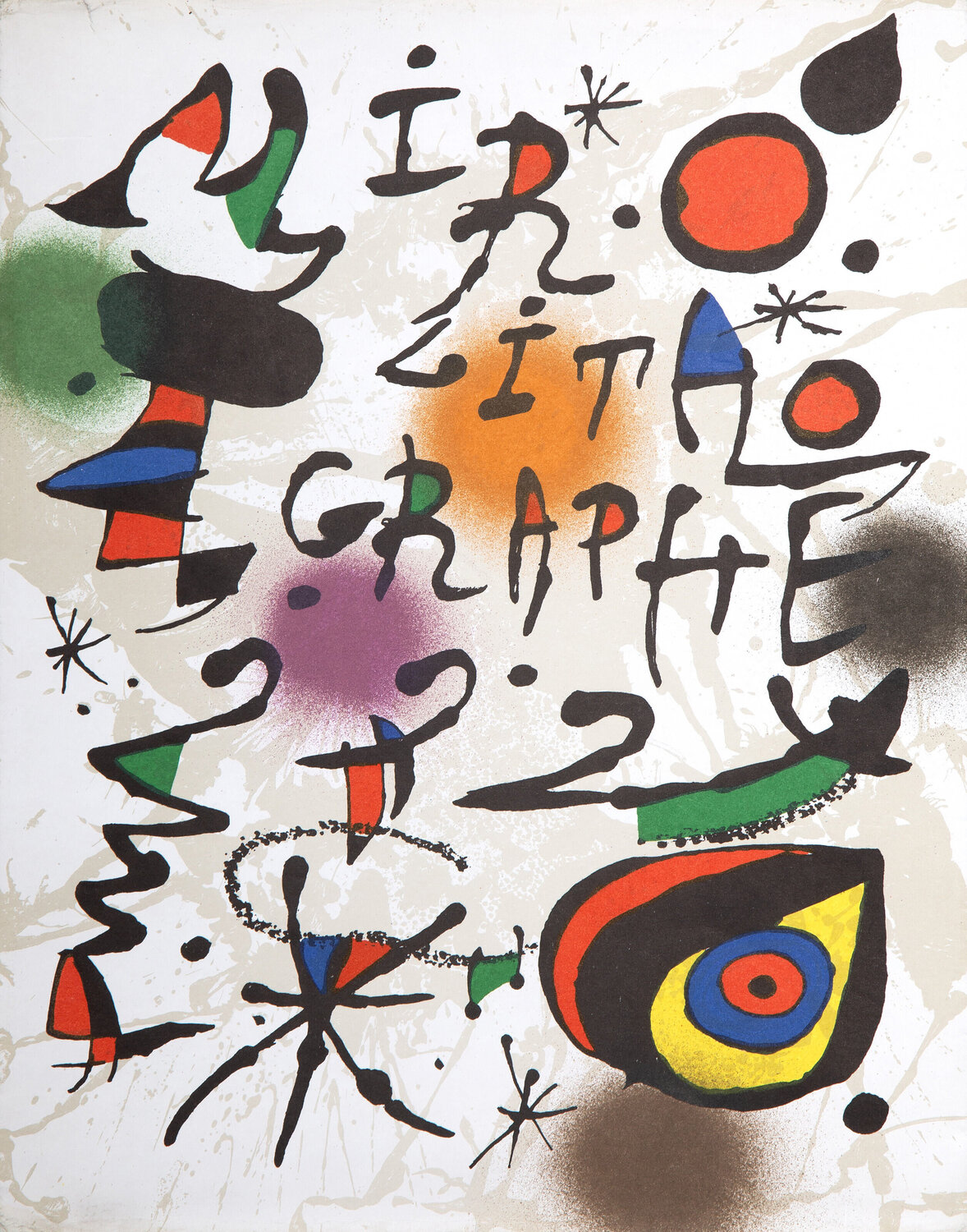Lithographs III (Cover) Joan Miró