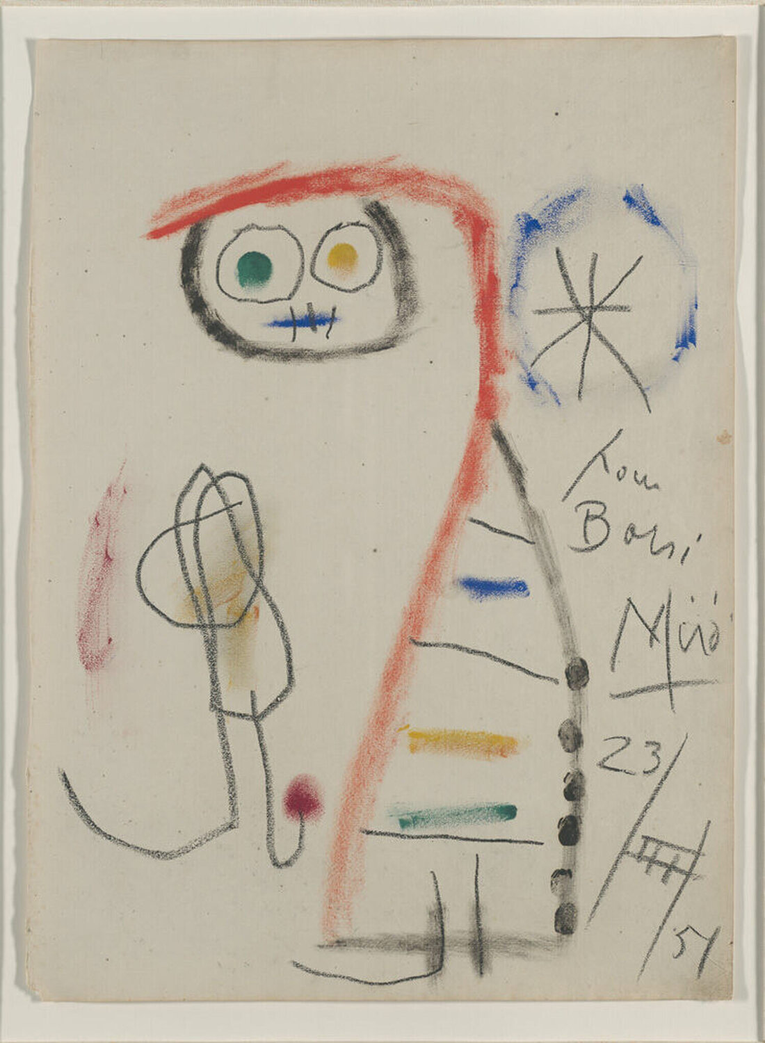 Composition pour Borsi Joan Miró