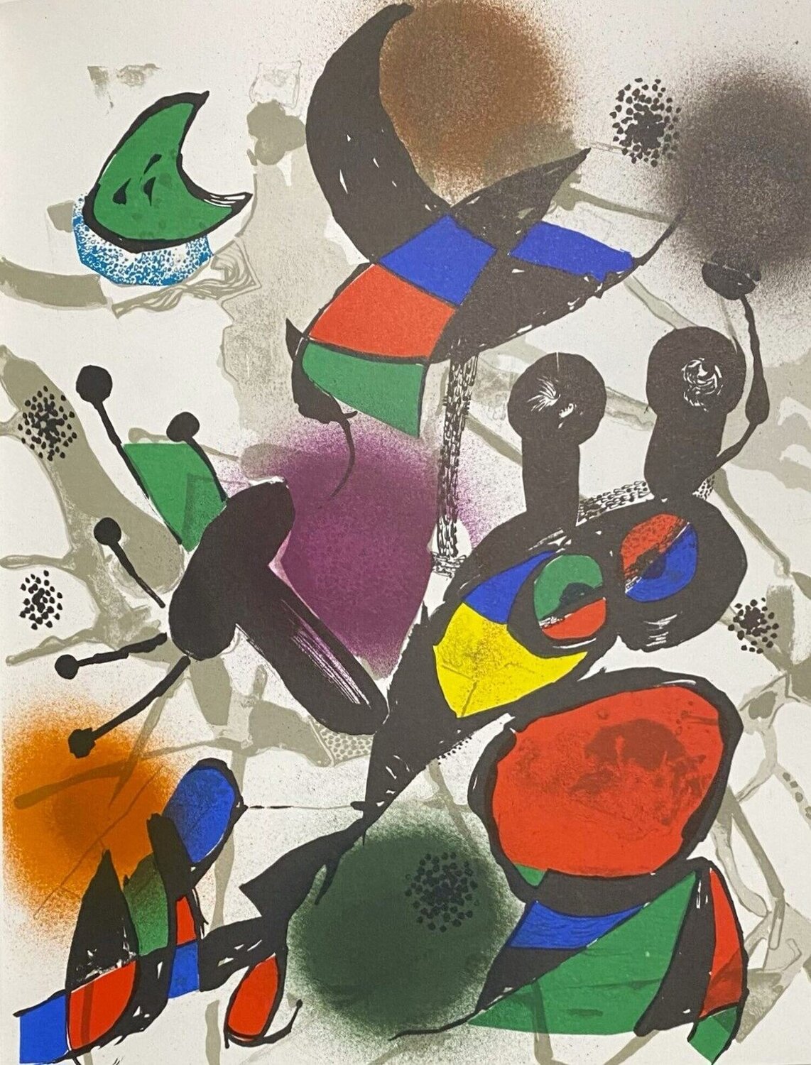 Lithographie originale II Joan Miró