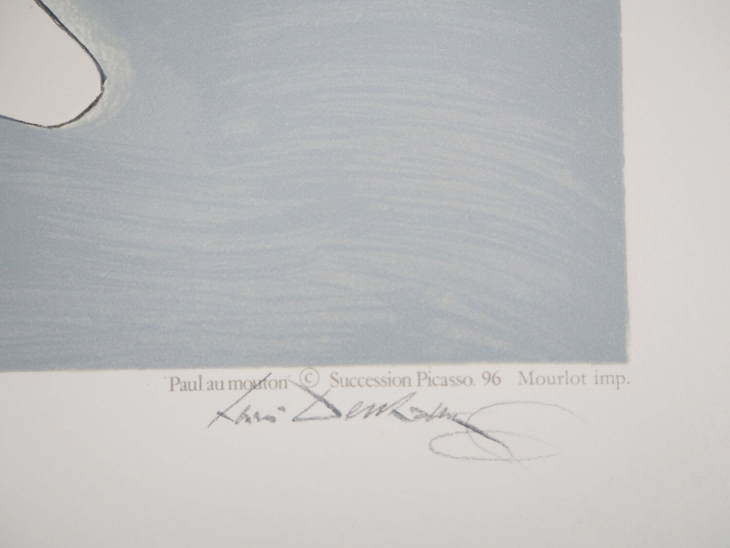 Enfant et agneau : Petit Paul Picasso de Pablo Picasso (1996