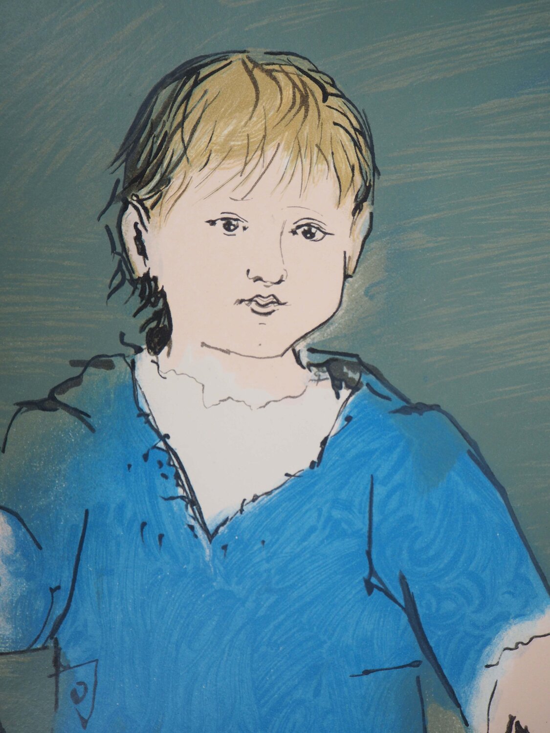 Enfant et agneau : Petit Paul Picasso de Pablo Picasso (1996