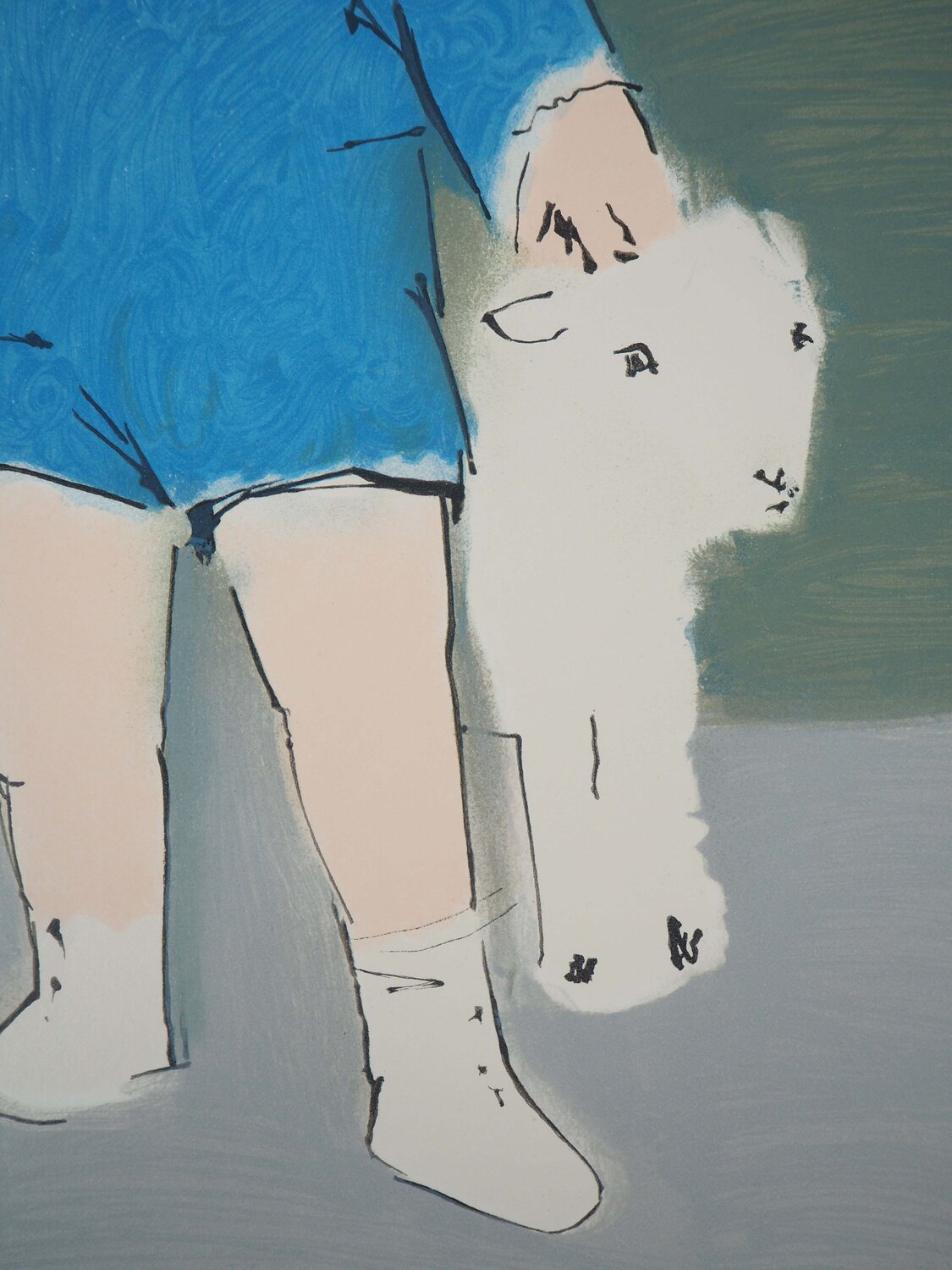 Enfant et agneau : Petit Paul Picasso de Pablo Picasso (1996