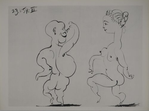 Comédie Humaine, Les corps grotesques, Héliogravure by Pablo Picasso, Print for Sale on Singulart