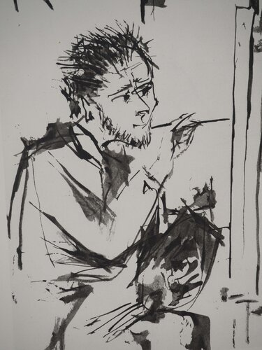 Le peintre et la muse au vase van Pablo Picasso, Afdruk te koop op Singulart