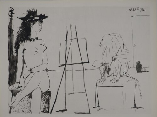 Comédie Humaine, Métamorphose en singe de l'artiste, Héliogravure by Pablo Picasso, Print for Sale on Singulart