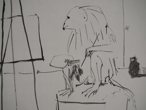 Métamorphose en singe de l'artiste van Pablo Picasso, Afdruk te koop op Singulart