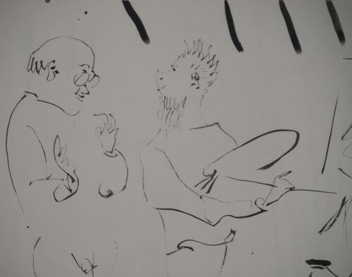 L'assistant du peintre van Pablo Picasso, Afdruk te koop op Singulart