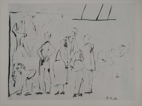 Comédie Humaine, Les critiques d'art, Héliogravure by Pablo Picasso, Print for Sale on Singulart
