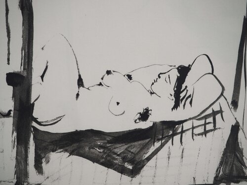 Nu sur le lit van Pablo Picasso, Afdruk te koop op Singulart